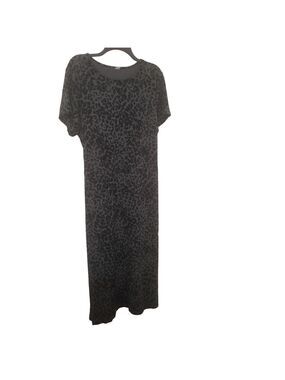🌈Old Navy Womens Animal Print Short Sleeve Maxi Dress. C1